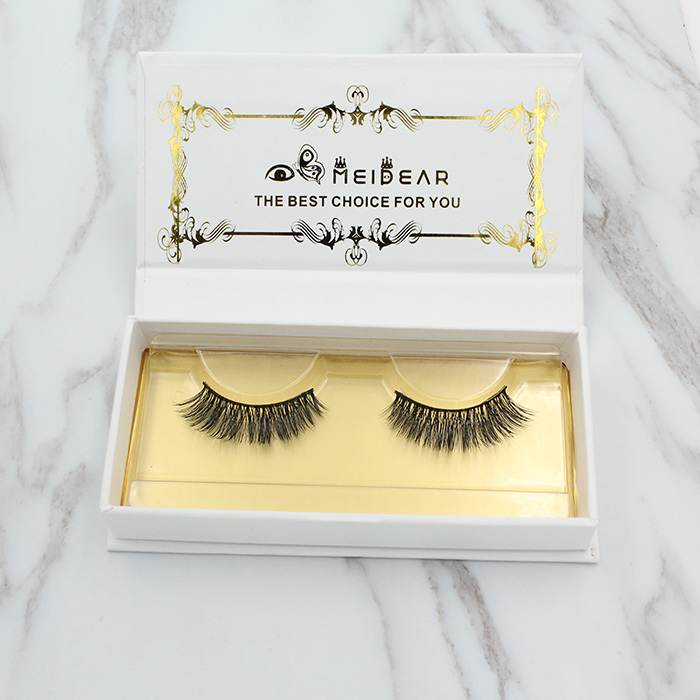 Fashion Lady Siberian Fluffy 100% Real Mink Fur Strip Lashes